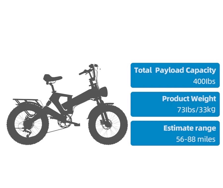 K6 Pro Long-Range Fat-Tire E-Bike