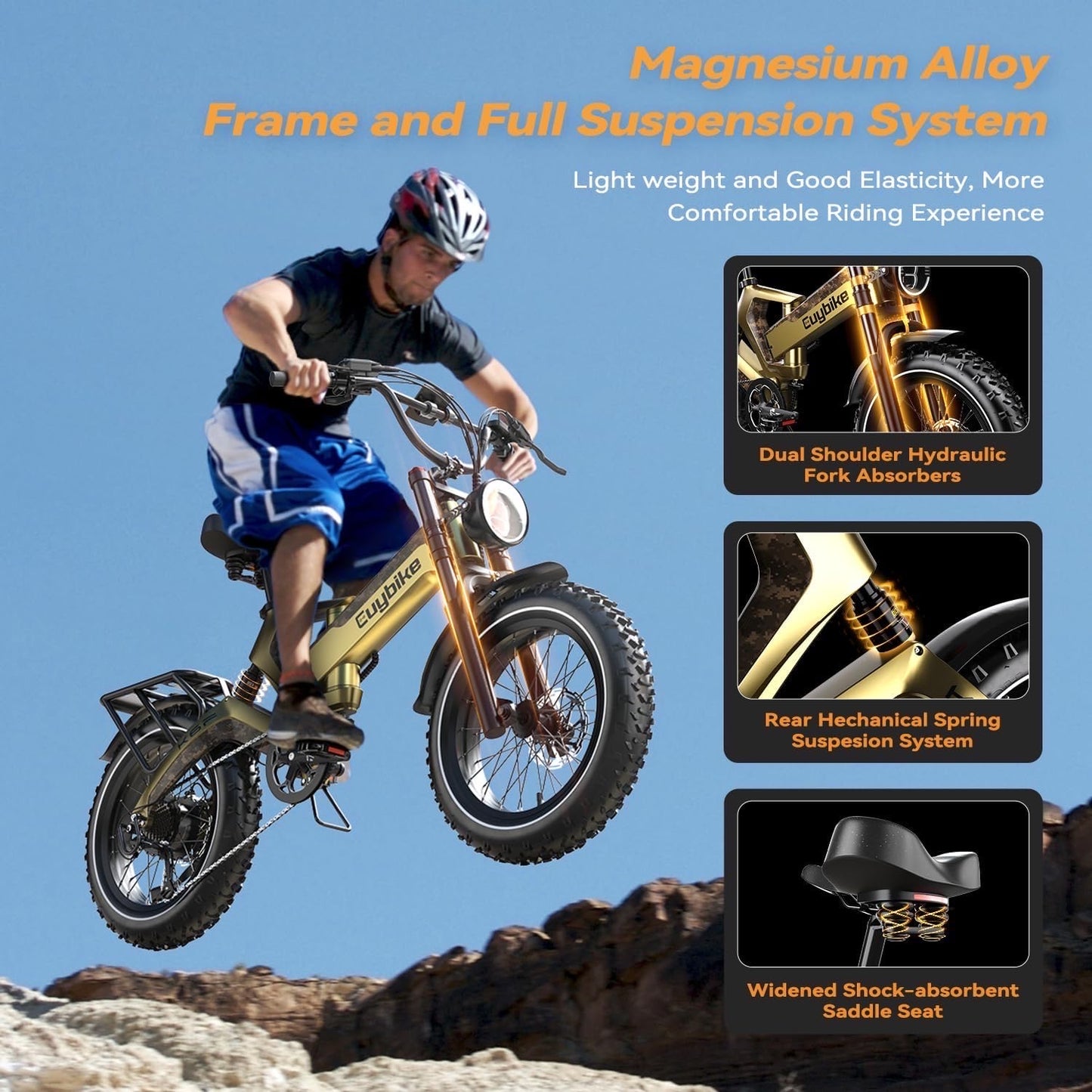 K6 Pro Long-Range Fat-Tire E-Bike