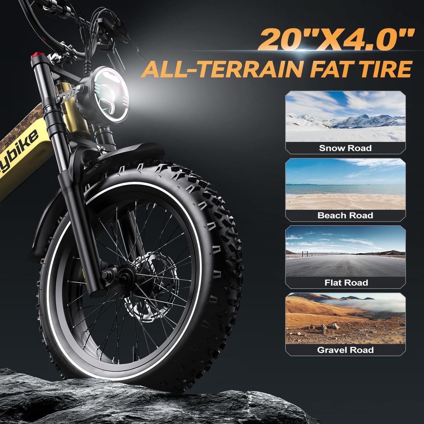 K6 Pro Long-Range Fat-Tire E-Bike